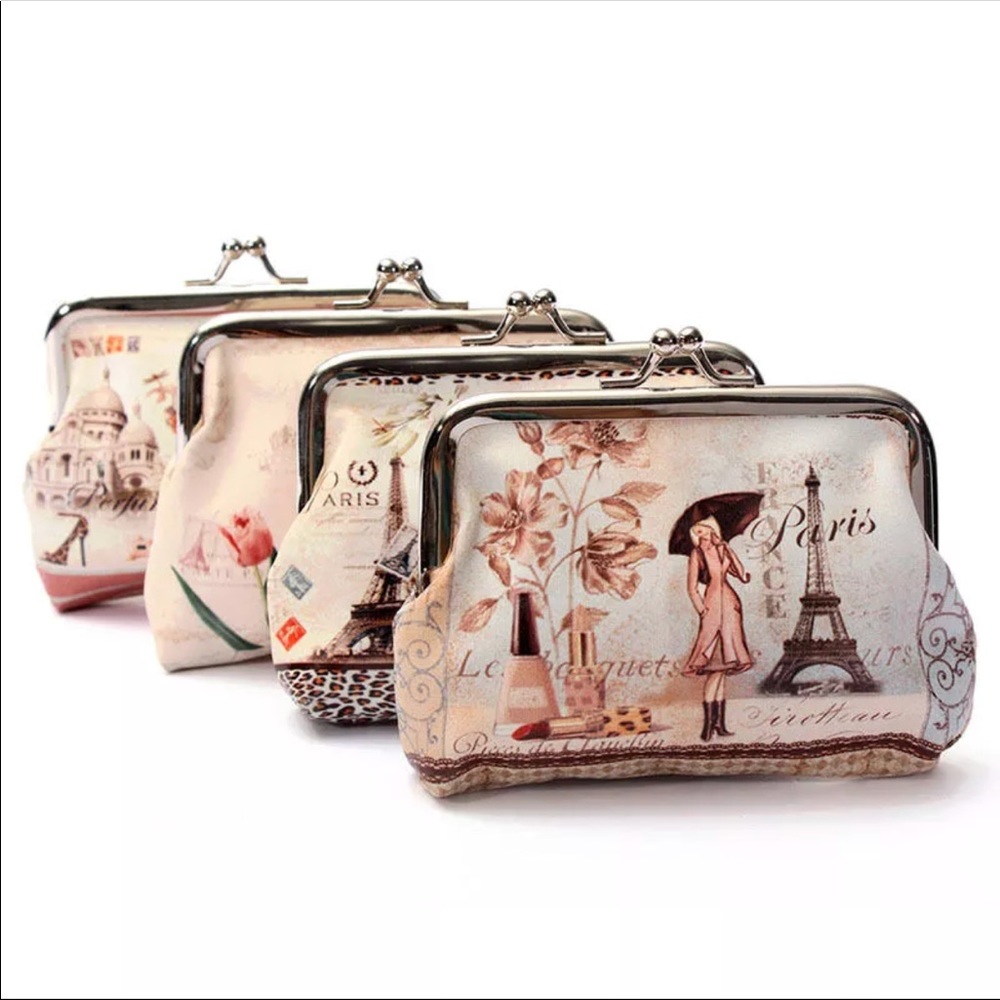 2 Women’s small leather coin pouch